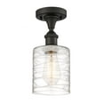 thumbnail image 1 of 516-1C-OB-G1113-LED-Innovations Lighting-Cobbleskill - 1 Light Semi-Flush Mount In Art Nouveau Style-13 Inches Tall and 5 Inches Wide Oil Rubbed, 1 of 1