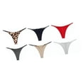 thumbnail image 2 of Braguita de bikini de color puro, 6 piezas, braguita de bikini de hilo elástico, braguita de bikini de hilo deportivo, materiales de la mejor calidad, 2 of 9