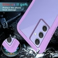 thumbnail image 5 of Case for Samsung Galaxy A54 5G for Women Men, Shockproof Samsung A54 5G Case Clear Phone Case Support Wireless Charging Protective Cases (Purple), 5 of 7