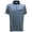 Evening Blue/Ocean, variant on Sportswear Men's Hex Pattern Print Polo Shirt, Medium Ocean/White -