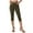 Army Green, variant on RQYYD Capri Pants for Women High Waisted Pull On Elastic Waist Dressy Casual Stretchy Capris Trousers Pants Pockets Pink S