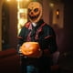 thumbnail image 5 of Maojin Halloween Decoration Latex Mask Halloween Headgear Cosplay Creepy Scary Headgear For Halloween Costumes Party Props, 5 of 7