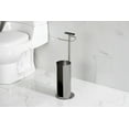 thumbnail image 3 of Kingston Brass CC2038 Continental Freestanding Toilet Paper Holder with Roll Storage & Phone Stand, Brushed Nickel, 3 of 3