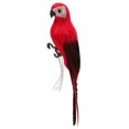 thumbnail image 1 of AMERTEER 2Pcs Foam Feather Artificial Parrot Imitation Bird Model Home Ornament (Green), 1 of 8