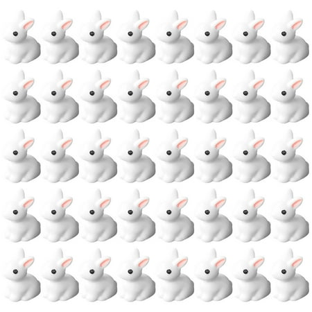 

Hemoton 100pcs Miniature Rabbit Decorations Bonsai Rabbit Models Rabbit Resin Ornaments