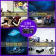 thumbnail image 4 of Mini Projector Portable Projector Home Projector Mini Projector Portable HD 1080P LED Home Theater Multimedia Video Projector For Tablet Game Player Smartphone, 4 of 6
