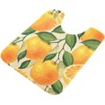 thumbnail image 5 of GZHJMY Orange Fruit Bathroom Rug Rectangular Bath Mat Non Slip Bath Rugs Absorbent Shaggy Bathmats for Sink Shower 16" x 24", 5 of 7