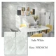 thumbnail image 3 of Pegatinas de pared de imitación de mármol de PVC de 30 x 30 cm, autoadhesivas, impermeables, para decoración de baño y sala de estar, 3 of 5