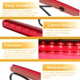 thumbnail image 6 of Unique Bargains Third Brake Stop Light No.68140780AA Car Auxiliary Brake Lamp High Level Brake Light for Fiat 500 2012-2019 ABS Red 1 Pcs, 6 of 8