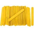 thumbnail image 5 of CraftySticks- 100 Pack, 6 Inch Yellow Color, Jumbo Wood Popsicle Sticks for Crafts, Home, School Art, Building, Learning, Wood Tongue Depressor Size, 5 of 5