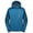 Mosaic Blue/Deep Blue, variant on Men's Waterproof Rain Jacket Lightweight Breathable Raincoat with Detachable Hood for Hiking Golf Travel Black/Black XXL