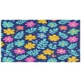 thumbnail image 2 of Colorful Flower Pattern 12.4x10.6in PVC Round Ring Binders, 2-Pack, D-Ring 3-Hole, Metal Clip, 2 of 10