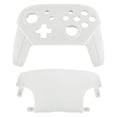 thumbnail image 2 of eXtremeRate White Faceplate and Backplate for Nintendo Switch Pro Controller, Soft Touch DIY Replacement Shell Housing Case for Nintendo Switch Pro - Controller NOT Included, 2 of 8