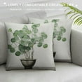 thumbnail image 3 of Nawypu  Green Plants Decorative Throw Pillow Covers, Green Leaves Throw Cushion Case,Double-Side Printed Pillowcases for Sofa and Living Room, 3 of 5