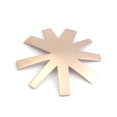 thumbnail image 1 of Graflsoa Rose Gold Stainless Steel French Nail Shaping Plate - H Type, Compact & Lightweight for Precision Nail Art, 1 of 7