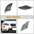 thumbnail image 5 of Trimla Front Tow Cover for 11-13 BMW X3 F25 Fit 18d 18i 20dX 20iX 28iX 30dX 35dX 35iX sDrive xDrive 2011 2012 2013 SAV bumper Towing Hook Eye Cap 51117210474, 5 of 5