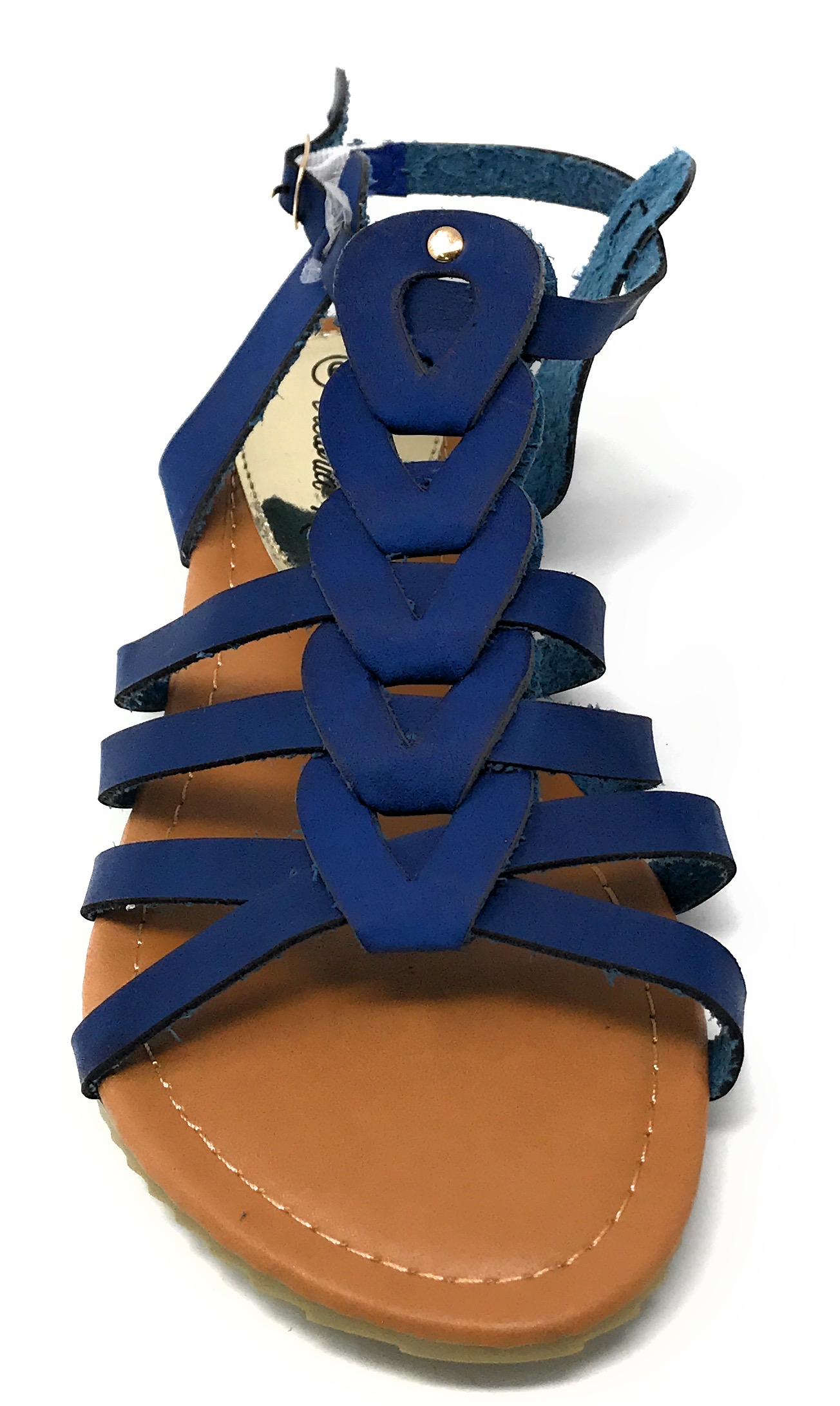 Victoria K Women's Gladiator Multi Loops Braid Sandals