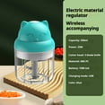 thumbnail image 4 of Rollback! Cute Portable Electric Garlic Chopper, Food Processor, Vegetable Chopper, Onion Mincer, Cordless Meat Grinder for Vegetable, Pepper, Onion, Food, Seasoning, Nuts, 4 of 6