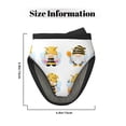 thumbnail image 3 of Pofeuu Gnomes Honey Bee Print Thickened Mini Silicone Oven Mitts Heat Resistant, Rubber Oven Mitt Gloves, Finger Pinch Grips, Pot Holder, Silicone Potholder, 3 of 7