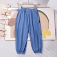 thumbnail image 2 of Zanarzt Kids Pants Boys Sweatpants Cotton Athletic Pants Boys Joggers with Pockets Kids Youth Workout Sweat Pants Blue,8-11 Years, 2 of 5
