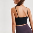 thumbnail image 3 of Camiseta sin mangas de Yoga profesional para mujer, sujetador deportivo acolchado con tirantes finos, camiseta sin mangas para Fitness, deporte y entrenamiento para correr, 3 of 5