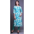 thumbnail image 4 of Bimba Tunique Droite à Manches 3/4 Kurta Imprimée Tenue d'Été pour Femmes, 4 of 6