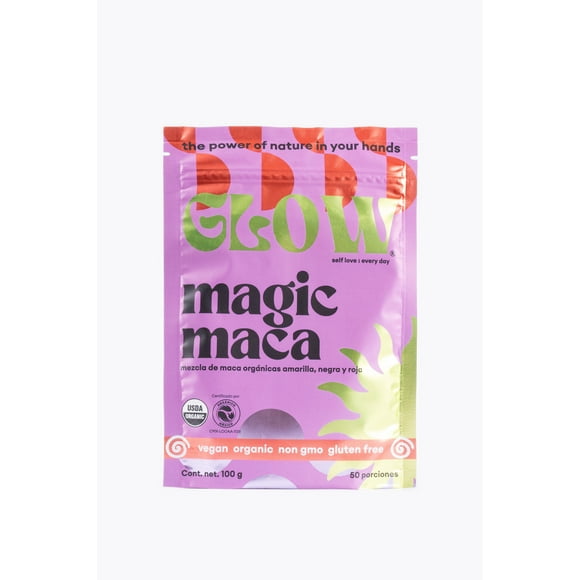 Maca Mix Orgánica 100 g en Polvo GLOW Superfoods