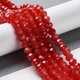 thumbnail image 3 of Baking Painted Imitation Jade Glass Bead Strands Faceted Rondelle FireBrick 4x3mm Hole: 1mm about 113~115pcs/strand 41~42cm, 3 of 4