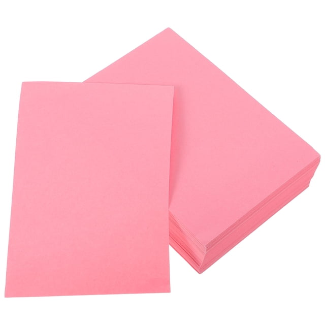 Tineasur 500 Pcs Print Paper Copy Paper Sheets Pink Paper For Stationery Store Usage