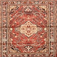 thumbnail image 1 of Ahgly Company Indoor Square Traditional Sandy Brown Medallion Area Rugs, 8' Square, 1 of 6