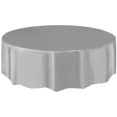 thumbnail image 4 of 1Pc 84inch/2.13M Round DIY Solid Color Disposable Tablecloth Wedding Birthday Party Xmas Tablecover, 4 of 4
