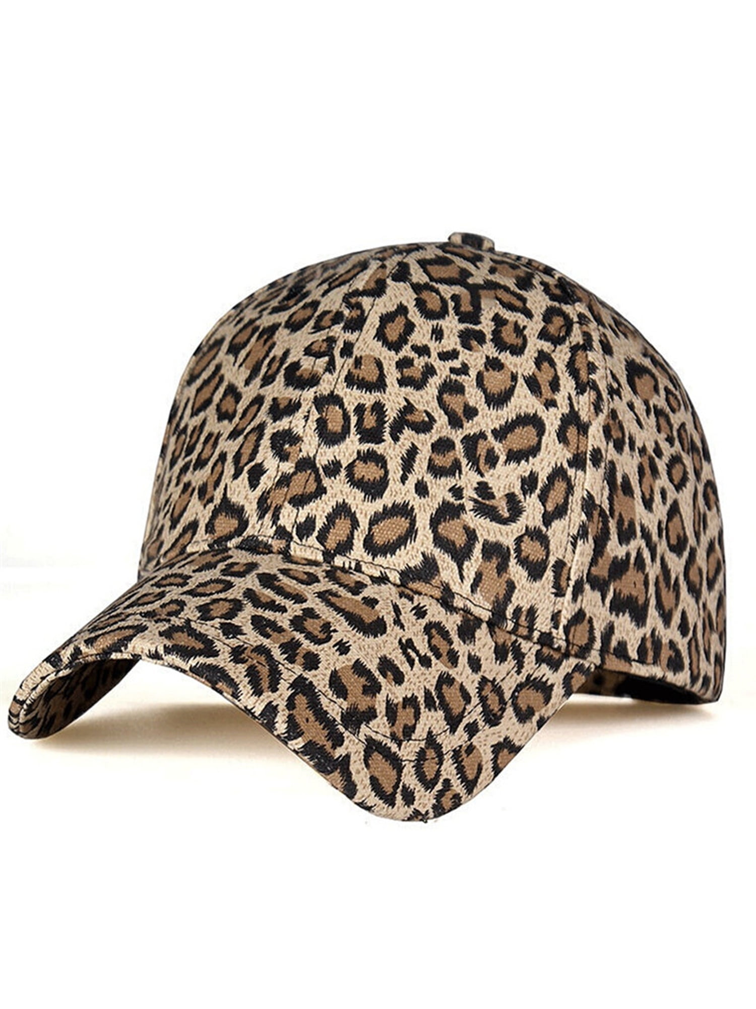 cheetah print ball cap