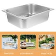thumbnail image 3 of SKISUNO Stainless Steel Food Storage Container Rectangular Large Capacity 1Pcs, 3 of 7