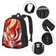 thumbnail image 2 of Disketp Red Sun Flame Fox Mochila Minimalista de Gran Capacidad, Mochila de Viaje para Escuela, Trabajo o Uso Diario, 2 of 6