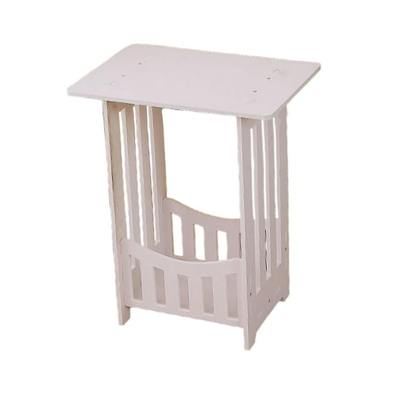 simhoa Corner Table Coffee Table Bedside Table for Farmhouse Dorm Cafe