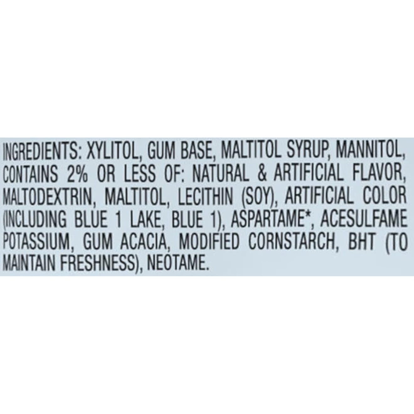 ICE BREAKERS ICE CUBES MINT CRYSTAL Sugar Free Chewing Gum, Made with Xylitol, 3.24 oz Bottles (6 Count, 40 Pieces)