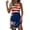 ☪536-Multicolor, variant on Women's Independence Day Elegant Simple Commute Style Slimming Dress - Chic Minimalist Midi Dress for Office and Patriotic Celebrations, Pants for Women