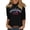 Black, variant on Women's T-Shirts America 250 Patriotic Flag Graphic Crew Neck 3/4 Sleeve Anniversary Top