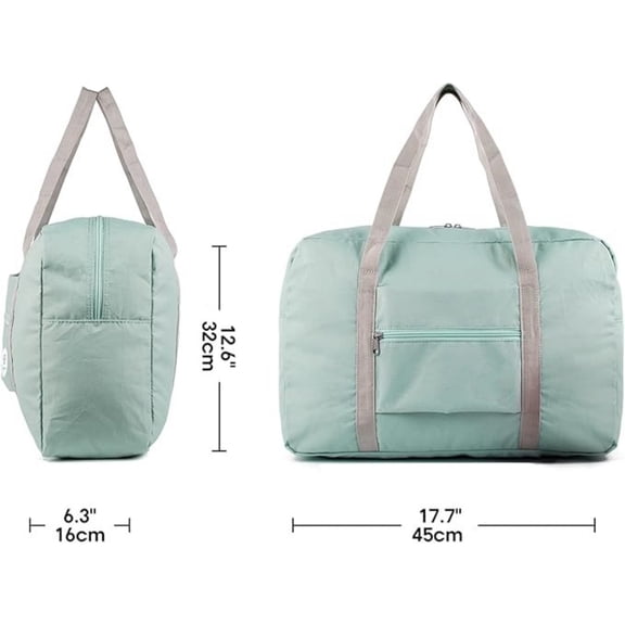 Personal Item Bag 18x14x8 Foldable Travel Duffel Bag Tote Carry on Luggage Duffle Overnight for Women and Men