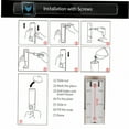 thumbnail image 4 of ACDANC 2026 New Double Sided Foam Tape Wall Mount Manual Hand Soap Dispenser,Shower Gel and Shampoo Liquid Dispenser for Bathroom, Restroom, Hotel, Kitchen, Shower, 4 of 6