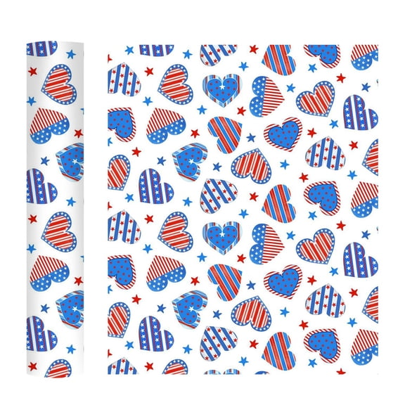 LAILLSH 2026 New Arrival Cricut Heat Transfer Vinyl Happy Independence Day Heat Transfer Vinyl Iron On Vinyl Bundle Bundle Suitable For Shirts Patterns