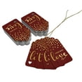 thumbnail image 3 of Inkdotpot Gold Foil Paper Hang Tags Made With Love Text Favor Tags 100 Pieces, 3 of 6