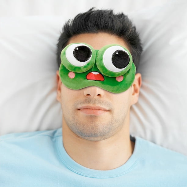 Bonita mascarilla para dormir para niñas: antifaz que bloquea la luz para viajes, siestas y para dormir por la noche, aliviando la fatiga ocular.