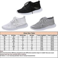 thumbnail image 2 of snowflake white Zapatillas de deporte de color puro para mujer Zapatillas de deporte informales para todas las estaciones Zapatos con punta cerrada, 2 of 5