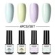 thumbnail image 1 of ROSALIND 7ML 4/6 Uds. Juego de esmaltes de uñas en Gel, juegos de uñas con purpurina para manicura, juego de esmaltes de uñas semipermanentes UV coloridos para Maincure Tan Jianjun unisex, 1 of 2