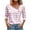 Pink, variant on Enjoytime Womens Blouses Plaid Printed V-Neck Long Sleeve Button Down Shirt Fashion Business Casual Tops