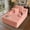 Pink(Plush Corduroy), variant on Ovios 67'' Oversized Chaise Lounge Chair Indoor Cloud Plush Corduroy Floor Sofa Bed Deep Seat No Assembly Couch with Cup Holders for Living Room, Pink