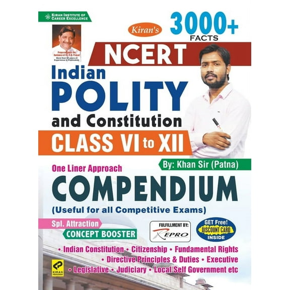NCERT Indian Polity and Constitution One liner Compendium, (Paperback)