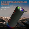 thumbnail image 3 of DCOWO S11 Plus Compact Dual-Unit Audio Speaker Set for Music Enjoyment at Home and Travel, 3 of 11