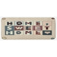 thumbnail image 1 of Saying Kitchen Mat, Patchwork Style Composition with Letters on Retro Polka Dots Buttons Print, Plush Decorative Kitchen Mat with Non Slip Backing, 47" X 19", Multicolor, by Ambesonne, 1 of 1